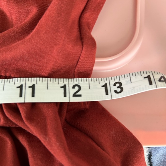 Zenana Knee Length Rust Color Dress - Picture 10 of 10